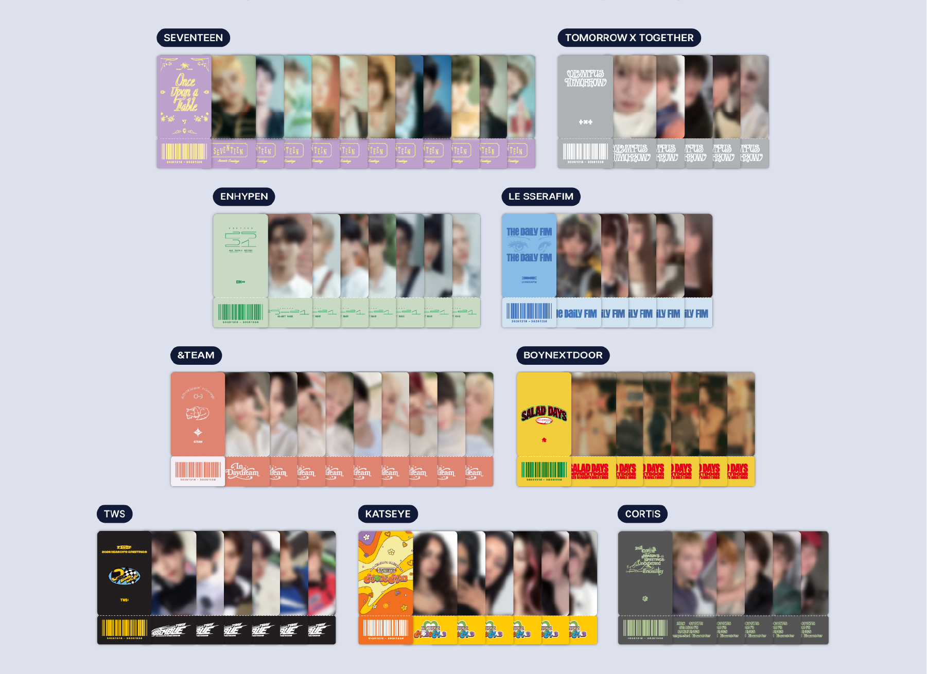 ENHYPEN ホリデーコレクション アイドル ENHYPEN HOLIDAY SPECIAL BOX ENHYPEN 2021 HOLIDAY